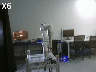 xArm6 linear trajectory recording
